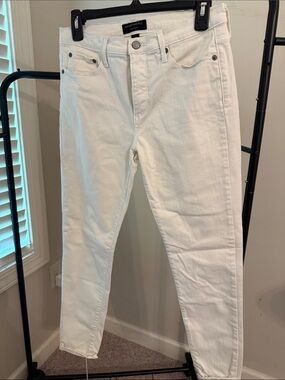 Banana Republic White Slim Stretch Jeans